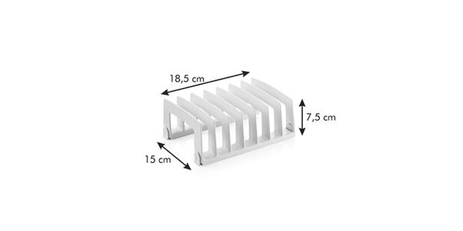 Organizer na plastikowe wieczka Flexispace 185 x 148 mm - Tescoma