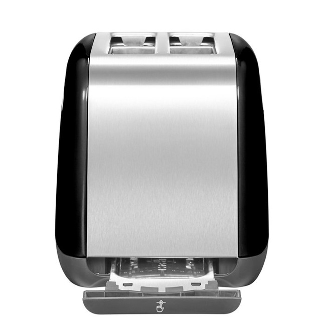Toster KitchenAid na 2 kromki z automatycznym opuszczaniem 5KMT221EOB, czarny