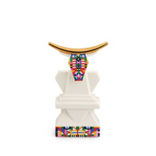 figurki dekoracyjne wół porcelanowy Alessi