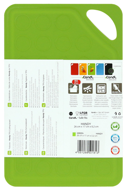 Mata kuchenna do krojenia 26x17 zielona - Candl