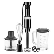 Blender ręczny z akcesoriami KitchenAid 5KHBV83EOB czarny