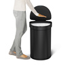 Kosz z czujnikiem ruchu Simplehuman Sensor ST2044, 45 l, półokrągły, matowa czerń