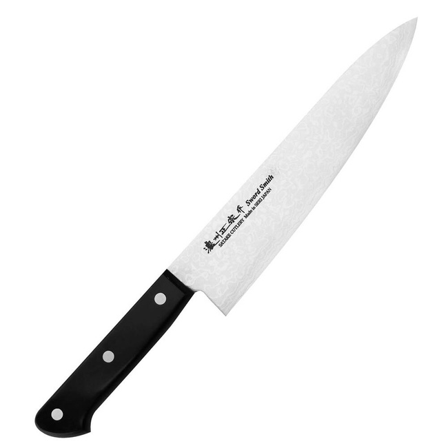 Satake Unique Vg-10 Damascus Nóż Szefa Kuchni 20 Cm - Profesjonalny Japoński Nóż Kuchenny