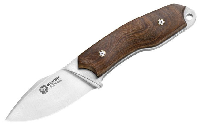 Nóż outdoorowy Boker Arbolito El Heroe 02BA371G, stal N695, drewno guayacan