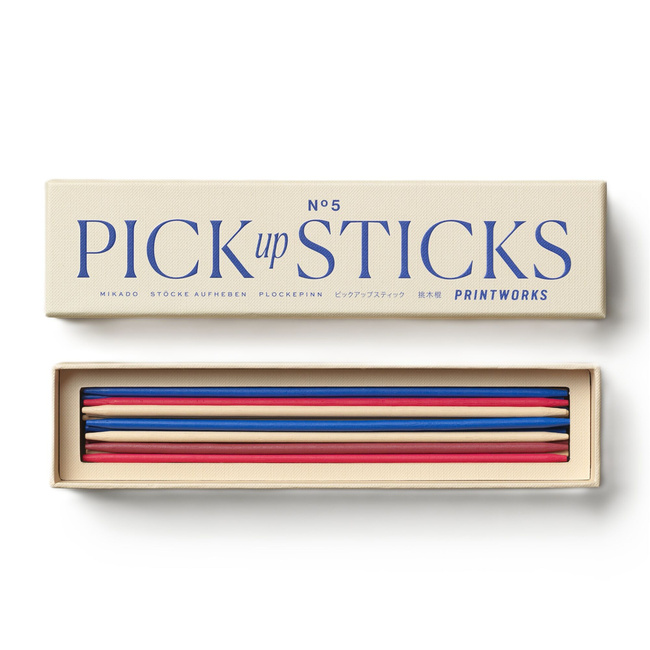 Gra zręcznościowa bierki Printworks Pick Up Sticks Classic, 41 bambusowych patyczków