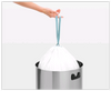 Kosz na śmieci Brabantia Touch Bin 60 l, stal matowa, z szerokim otworem