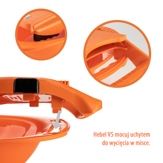Szatkownica Börner V-Hebel V5 Powerline Pomarańczowa