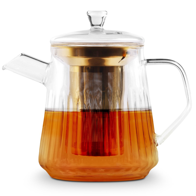 Zaparzacz do herbaty Vialli Design Mia 2057 ze stalowym filtrem, złoty, 900 ml