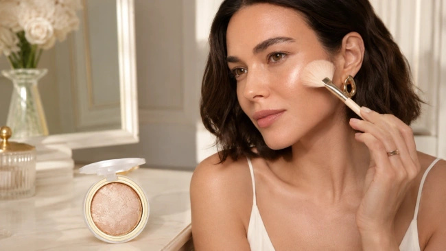 Puder rozświetlający Lovro Bloomlight Baked Illuminating Powder, wypiekany, 9 g