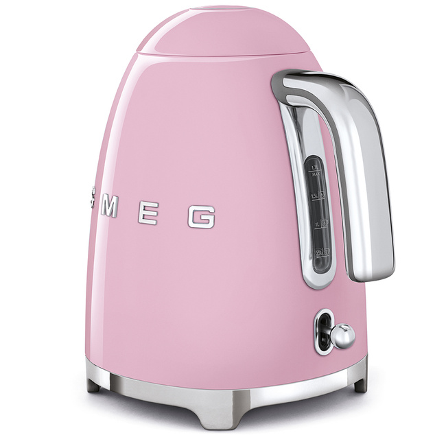 Zestaw Smeg - Czajnik + Toster na 2 kromki pastelowy róż