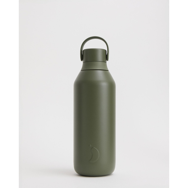 Butelka termiczna Chilly's Series 3 500 ml, ciemna zieleń, stal nierdzewna