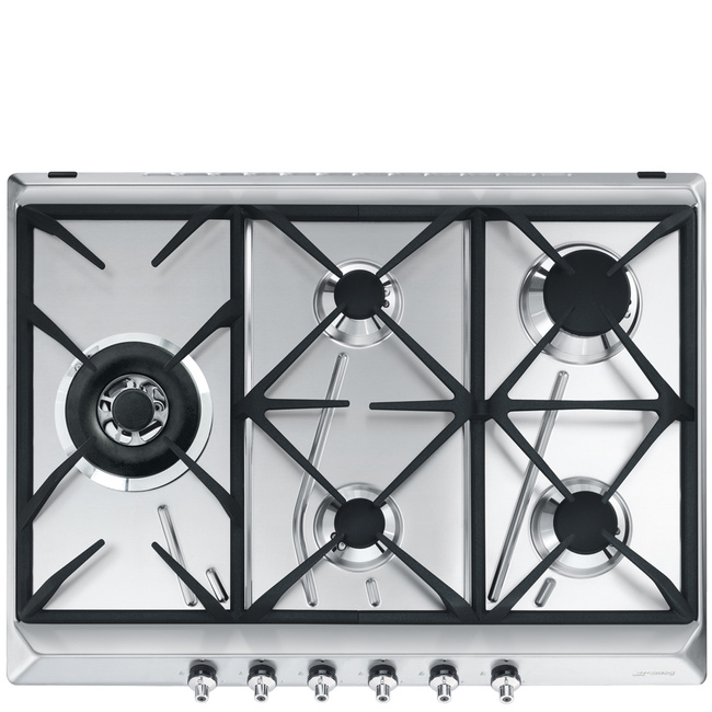 Smeg - Płyta kuchenna CLASSICA SE775GH5 Stal nierdzewna
