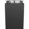 Smeg - Zmywarka do naczyń, 45 cm UNIVERSAL ST4522IN Czarny (panel sterowania)