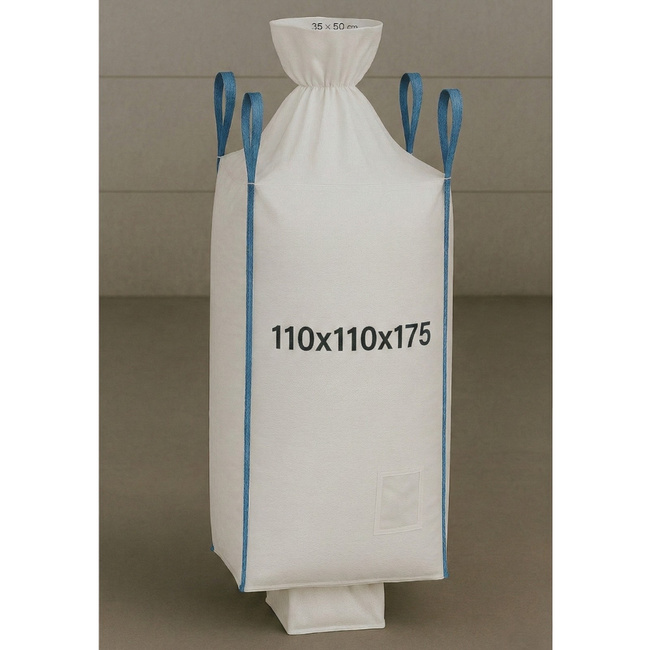 Extralink Big Bag U+2 110x110x175cm 1300kg z lejem | Worek Big Bag |