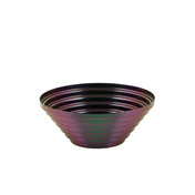Kosz stalowy Alessi fioletowo-zielony 20 cm