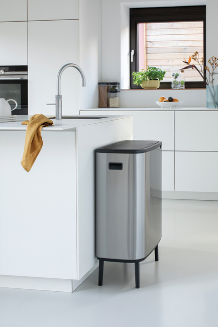 Kosz na śmieci Touch Bin BO 60l stal matowa - Brabantia