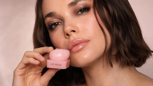 Żelowa maska do ust Lovro Bloomlight Lip Mask o zapachu mlecznego kokosa, 4,3 g