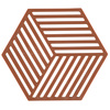 Podkładka pod naczynia Zone Denmark Hexagon, silikonowa, Terracotta