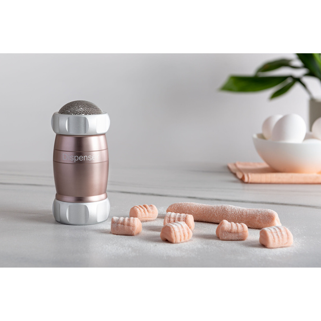 Dozownik do mąki cukru pudru i kakao Marcato Design Line jasnoróżowy
