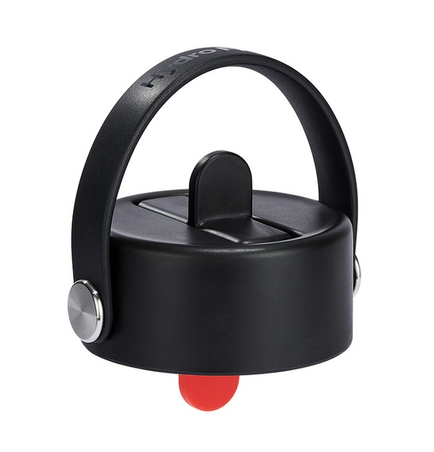 Zakrętka ze słomką Hydro Flask Wide Mouth Flex Straw Cap, czarna