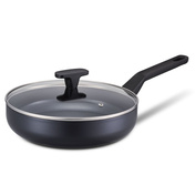 Patelnia głęboka Brabantia Onyx 26 cm ze szklaną pokrywką