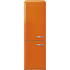 Smeg - Chłodziarko-zamrażarka FAB32LOR6 50'S RETRO STYLE - pomarańczowy