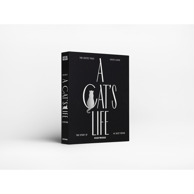 Album na zdjęcia kota Printworks A Cat's Life XL, czarny, 60 stron