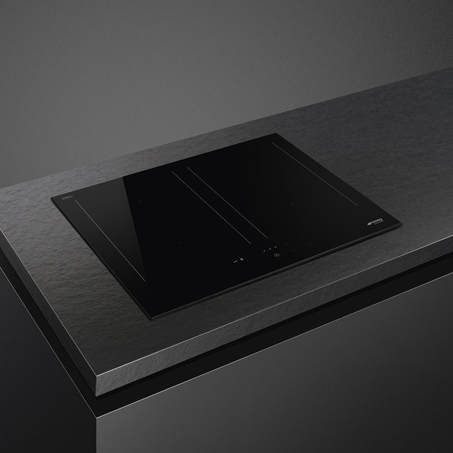 Smeg - Płyta Kuchenna Universal Sim3644D Czarne Szkło