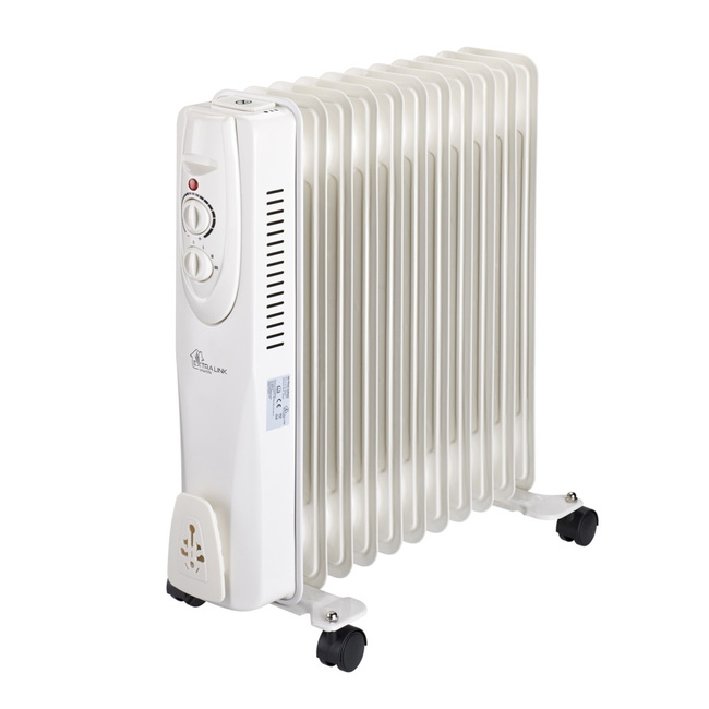 Extralink Ny-25w1 | Elektryczny grzejnik olejowy | 2500W, 11 żeberek