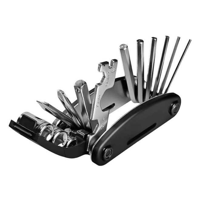 Zestaw kluczy rowerowych Extralink 16w1, multitool z kluczem do szprych