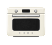 Smeg - Piekarnik nablatowy z funkcją pary (100%) 50's Style COF01CREU Kremowy