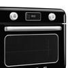 Smeg - Piekarnik nablatowy z funkcją pary 50's Style - czarny COF01BLEU