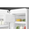 Smeg - Chłodziarko-Zamrażarka Wolnostojąca 50's Style Fab28Lwh6 Biały (Chromowany Uchwyt)
