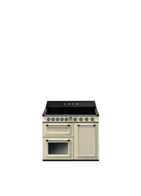 Smeg - Kuchnia Wolnost, 100cm, Victoria, Krem. Victoria Tr103Ip2 Kremowy.