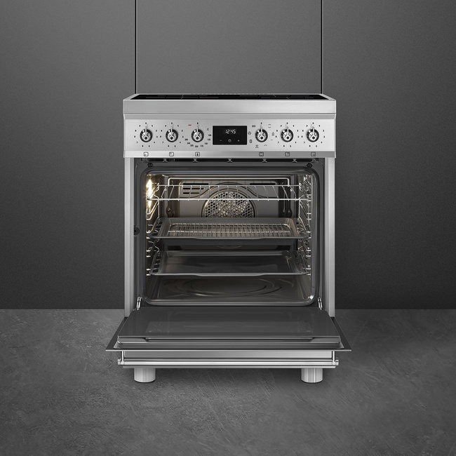 Smeg - Kuchnia wolnostojąca Symfonia C6Imxm2 Stal Nierdzewna