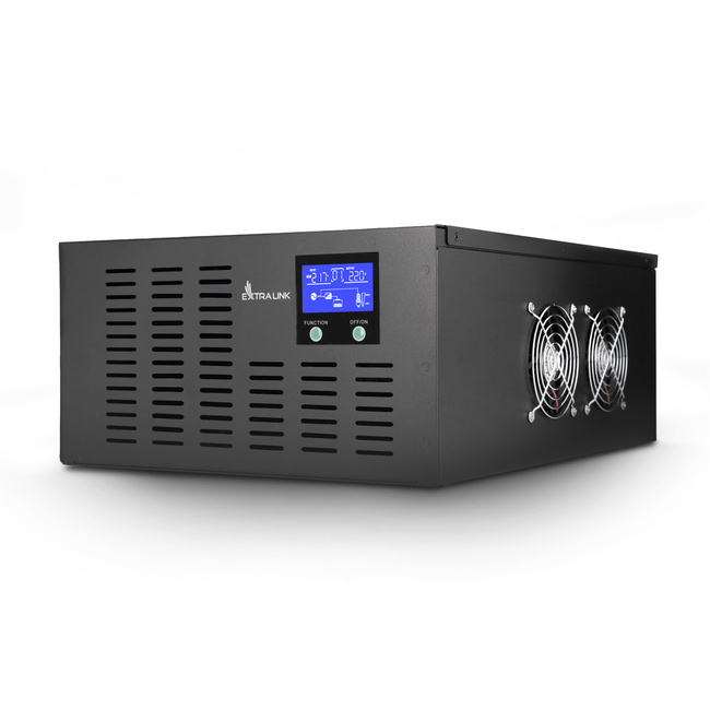 Inwerter Extralink Piorun 3000VA/2100W, czysta sinusoida, akumulator 24 V