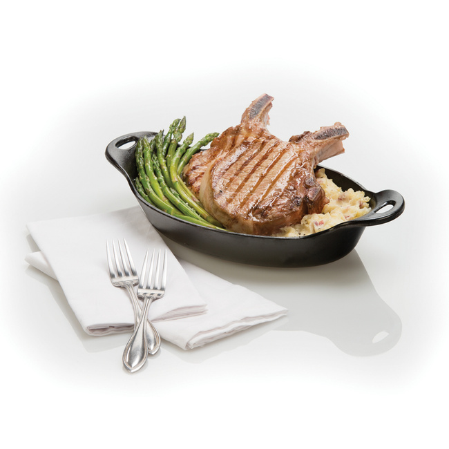 Naczynie do zapiekania żeliwne 32 cm impregnowane olejem Lodge