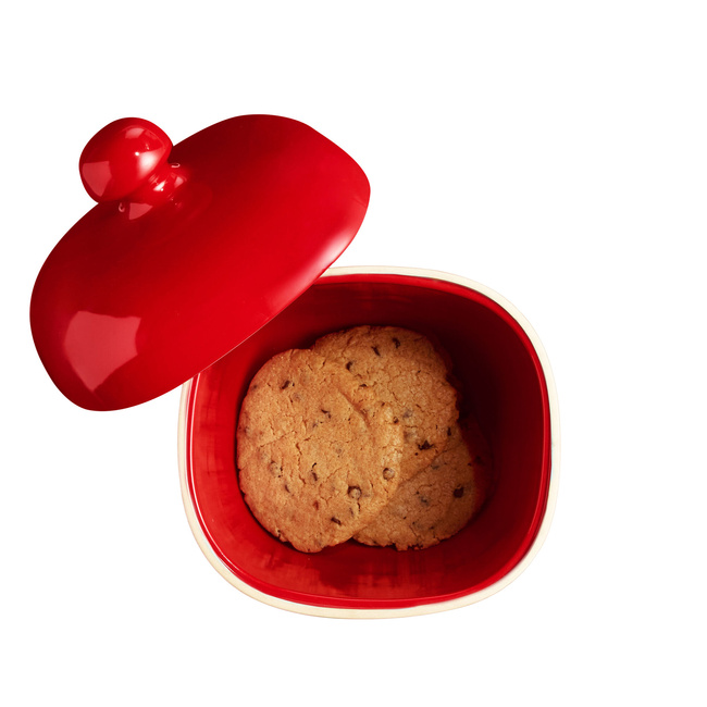 Słoik na ciasteczka - czerwony - Emile Henry