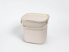Plastia Kosz Na Bioodpady Z Wkładem 6 Ltr - Kremowy