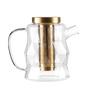 Zaparzacze do herbaty 1300 ml złote Geo Gold - Vialli Design