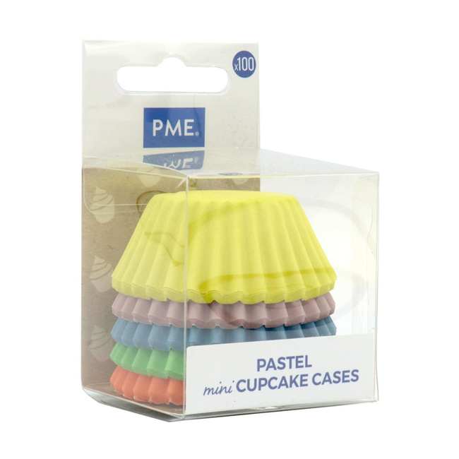 Pme Papilotki do pieczenia babeczek pastelowe (100 sztuk) wielokolorowy