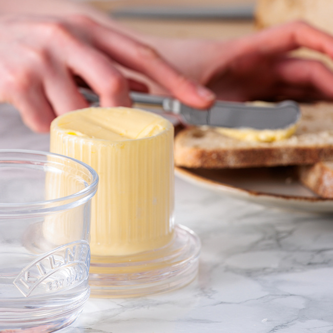 Maselniczka szklana Glass Butter Crock - Kilner