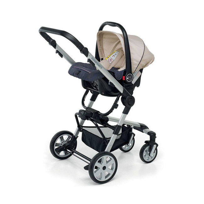 Wózek 3w1 Foppapedretti Supertres Denim Perla