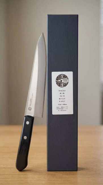 Nóż szefa kuchni Nagao Tsubamesanjo VG-10, ostrze 18 cm, 104 g