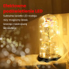 Extralink Home | Wieczna Róża W Szkle | Świecąca Led Różowa