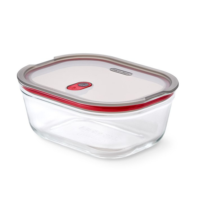 Pojemnik szklany Black+Blum Stack+Nest L, 1,2 l, na większe porcje