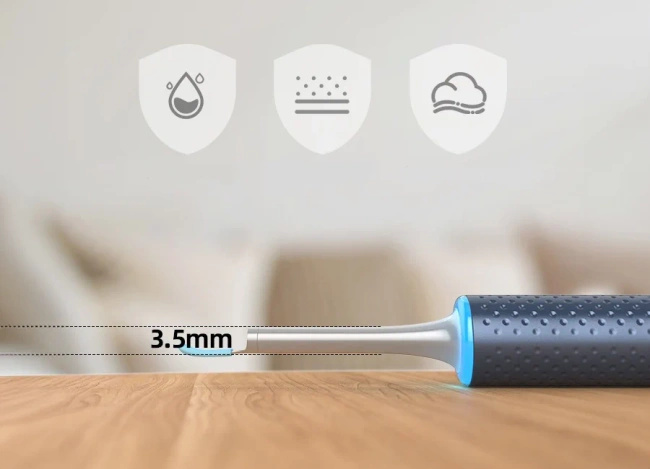 Otoskop z kamerą do czyszczenia uszu BEBIRD M9S, 6 diod LED, IP67, niebieski