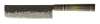 Nóż nakiri Dan Woo Custom 18 cm, stal damasceńska z rdzeniem T10, 61 HRC
