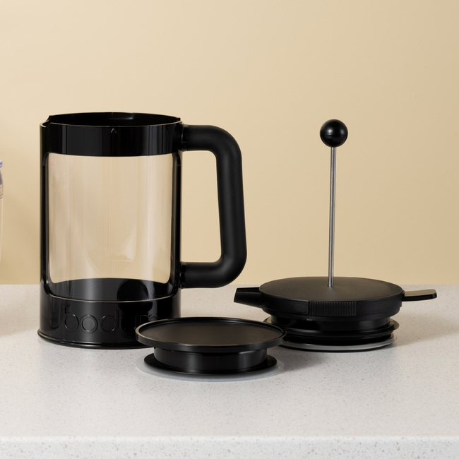 Zaparzacz cold brew Bodum Bean Set 1,5 l, czarny, z tłokiem