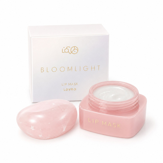 Żelowa maska do ust Lovro Bloomlight Lip Mask o zapachu mlecznego kokosa, 4,3 g